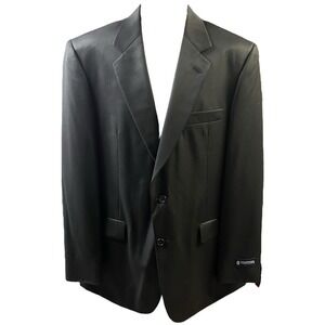 Stafford Performance Jacket Black Wool Single‎ Breasted Dual Vent Mens 44L New